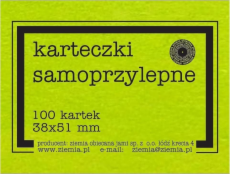 Samolepící bankovky Promised Land Fluo 38x51mm 100K zelené