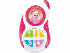 Růžový interaktivní telefon