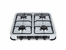 PROMIS KG400 Four-burner gas stove silver