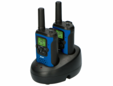 Alecto Walkie Talkie 2er Set 7 km Reichweite, Blau/Schwarz