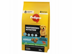 PEDIGREE Professional Nutrition Adult with beef and vegetables, medium and large breeds  - suché krmivo pro psy - 12 kg