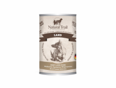 NATURAL TRAIL Land Hovězí Jehněčí Vepřové - mokré krmivo pro psy - 400g