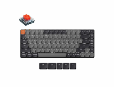 Bezdrátová nízkoprofilová klávesnice Keychron K3 LED Red Switch (šedá) [K3X-A1].