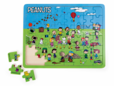 Small Foot Vkládací puzzle Snoopy na hřišti
