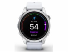 Garmin epix Pro (Gen 2) 3,05 cm (1.2 ) AMOLED 42 mm Digitální 390 x 390 px Dotyková obrazovka Stříbrná Wi-Fi GPS