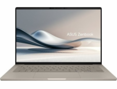 ASUS Zenbook 14 UX3407RA-QD020W X Elite X1E 78 100 14.0  WUXGA OLED 60Hz 400nits Glossy 32GB LPDDR5X SSD1TB Qualcomm Adreno GPU WLAN+BT Cam 70WHrs Win11 Zabriskie Beige