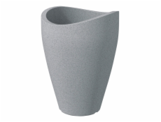 Hrniec Scheurich Stony Grey, plast, O 30 cm, sivý