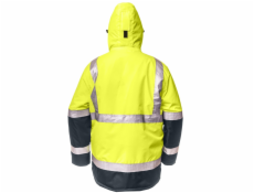BO_SAFETY Bunda CANVAS HI-VIS FB-8946 žlutá, modrá, M