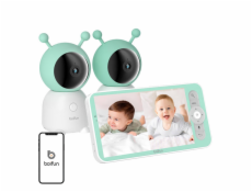 Boifun 6T electronic rotating nanny 2 cameras + monitor