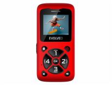 EVOLVEO EasyPhone ID, mobilní telefon pro seniory, červená