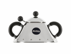 Alessi Sugar Bowl with Spoon black 9097 B