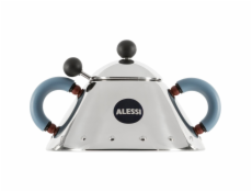 Alessi Sugar Bowl with spoon light blue 9097