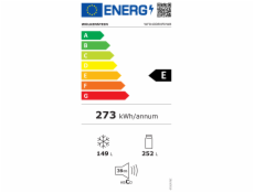 Wolkenstein WFD400ENFDWB kombinace lednice 252l s mrazákem 149l bílá