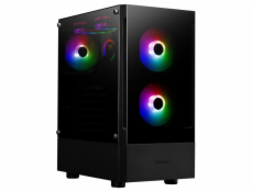SPIRE Talos E3 RGB, PC Skrinka, čierna
