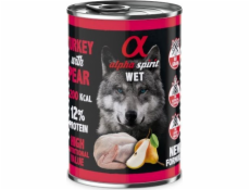 ALPHA SPIRIT WET Krůta s hruškou - mokré krmivo pro psy - 400g