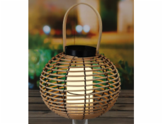 Venkovní lucerna s LED svíčkou ratanová 26 cm KO-AF5000720