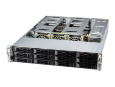 Supermicro UP SuperServer 521C-NR - Server - instalovatelný do racku 2U - 1-směrný - 1 x Xeon Silver 4509Y / a? 4.1 GHz - RAM 16 GB - SATA/SAS - vyměnitelný za chodu 3.5  zásuvka(y) - SSD 400 GB - NVM