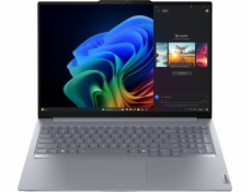 Lenovo ThinkBook 16 G7 QOY Qualcomm Snapdragon X1P-42-100 Laptop 40,6 cm (16 ) WUXGA 32 GB LPDDR5x-SDRAM 512 GB SSD Wi-Fi 7 (802.11be) Windows 11 Pro Šedá