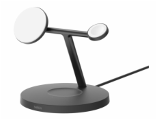 Belkin BoostCharge Pro Sluchátka, Chytrý telefon, Chytré hodinky Černá USB Bezdrátové nabíjení Rychlé nabíjení Vnitřní