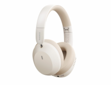 Baseus Bass 35 Max Sluchátka Kabelový a bezdrátový Přes hlavu Hudba USB typu C Bluetooth Béžová