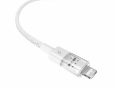 Baseus Gem Rychlonabíjecí kabel USB na IP 2,4A 1 m Bílá