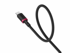 Baseus Dura Rychlonabíjecí kabel USB typu A na typ C 60 W 2 m černý, Červená