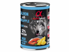 ALPHA SPIRIT WET Losos s ananasem - mokré krmivo pro psy - 400g