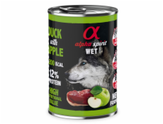 ALPHA SPIRIT WET Kachna s jablkem - mokré krmivo pro psy - 400g