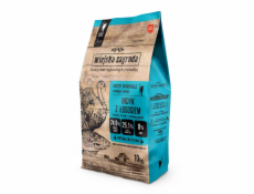 WIEJSKA ZAGRODA Krůta s lososem – suché krmivo pro kočky – 10 kg