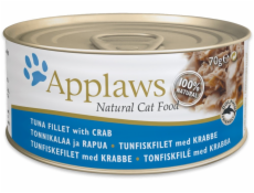 APPLAWS Natural Cat Food Tuna fillet with crab - mokré krmivo pro kočky - 70g