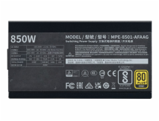 Cooler Master MWE Gold 850 V2 ATX 3.1 napájecí zdroj 850 W 24-pin ATX Černá