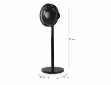 Stojanový ventilátor 2v1-  černý - DOMO DO8157