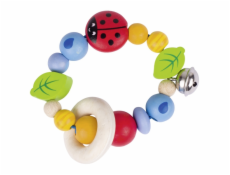 Goki Hmatový motorický kroužek Beruška s rolničkou