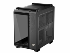 ASUS case TUF GAMING GT502 HORIZON, Mid Tower, průhledná bočnice, 4x 120mm ARGB Fan, černá