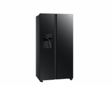 Hisense RS694N4GBE lednice s mrazničkou (vedle sebe) Stojací 562 l E Černá
