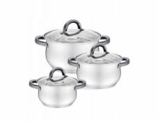 Zestaw garnków 6 el. black MAESTRO MR-3522-6M-BLACK