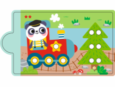 2Kids Toys Magnetická hra Třídění barev s dinosaurem 2Kids Toys Magnetická hra Třídění barev s dinosaurem