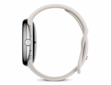 Google Pixel Watch 3 AMOLED 45 mm Digitální Dotyková obrazovka 4G Stříbrná Wi-Fi GPS