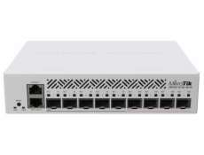 Switch Mikrotik CRS310-1G-5S-4S+IN 800MHz CPU, 256MB RAM, 5x SFP, 4x SFP+, 1x GLAN, ROS L5, bazar