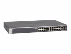 NETGEAR Smart S3300-28X - V3 - přepínač - L3 Lite - inteligentní - 24 x 10/100/1000 + 2 x 10Gb Ethernet + 2 x 10Gb Ethernet SFP+ - desktop, Lze montovat do rozvaděče