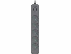 Tracer 47429 Zebra mobile ready 1,5m (5 zásuvek + 2USB 2,1A)