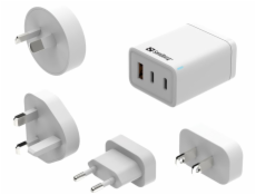Sandberg 441-59 3v1 TravelCharger EU+UK+US+AUS