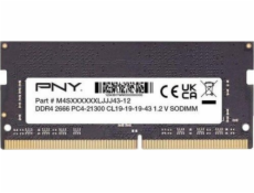 PNY Paměť notebooku 8GB DDR4 2666MHz 21300 MN8GSD42666-SI BULK