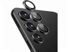 CRONG Tvrzené sklo pro Samsung Galaxy S24 čočka fotoaparátu černá