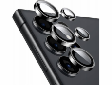 CRONG Tvrzené sklo pro Samsung Galaxy S24 Ultra Objektiv fotoaparátu Black