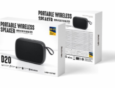 WEKOME Přenosný bezdrátový Bluetooth reproduktor V5.0 bílý