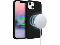 CRONG Barevný magnetický kryt iPhone 14 / iPhone 13 MagSafe Black