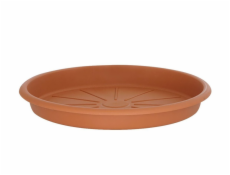 plastovom hrnci tanier DOMOLETTI STTE0017-100, O17 cm, hnedá
