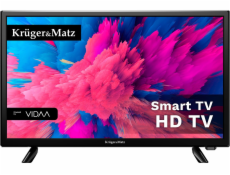 Kruger & Matz  24palcový Smart VIDAA DVB-T2 televizor