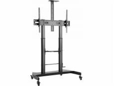 Gembird Televizní stolek s nastavením výšky, mobilní, 60-100 palců